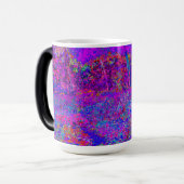 Mug Magique Paysage Violet Impressionniste Psychédélique (Devant gauche)
