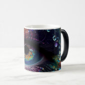 Mug Magique Peacock Imaginaire Joli Parties scintillant Closeu (Devant droit)