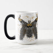 Mug Magique Peacocks chinois Design Gold (Gauche)