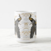 Mug Magique Peacocks chinois Design Gold (Centre)