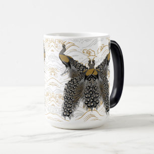 Mug Magique Peacocks chinois Design Gold