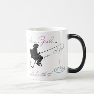 Mug Magique Pêche fille traite avec elle Pêche