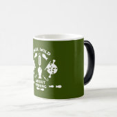 Mug Magique Pêche saumon Canada (Devant droit)