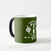 Mug Magique Pêche saumon Canada (Devant gauche)