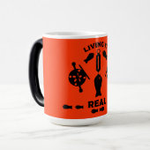 Mug Magique Pêche Saumon sauvage (Devant gauche)