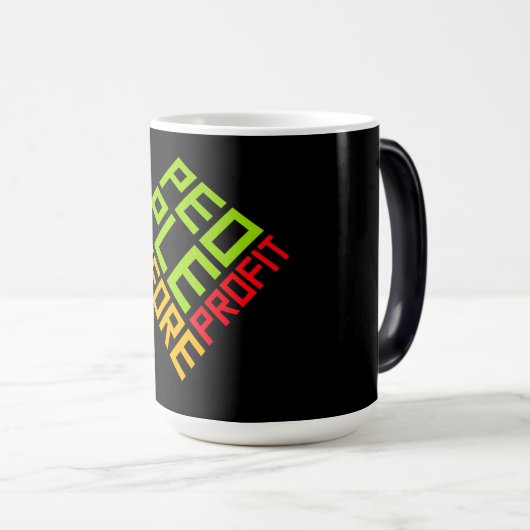 Mug Magique People Before Profit Activism Social Justice Equal (Devant droit)