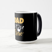 Mug Magique Père Cadeau Papa Tu Es Héros (Devant droit)