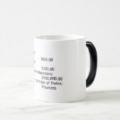 Mug Magique Père des jumeaux (Devant droit)