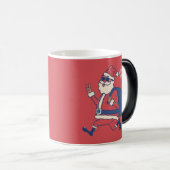 Mug Magique Père Noël Amusante Vient Pour Le Noël Du Ho (Devant droit)