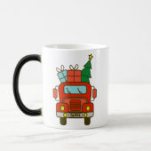 Mug Magique Père Noël vue de devant Joyeux Noël (Gauche)