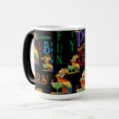 Mug Magique Perroquets de fête (Devant gauche)