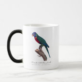 Mug Magique Perruche a tete bleue, femelle / Rainbow lorikeet, (Gauche)