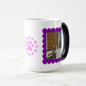Mug Magique Personalized Cat Photo - 2 Photo Collage (Devant droit)