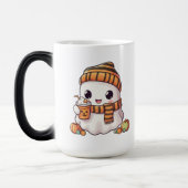 Mug Magique Personalized Cozy Ghost and Pumpkin Spice Autumn M (Gauche)