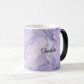 Mug Magique Personalized Luxury Marble Pattern Custom Name (Devant droit)