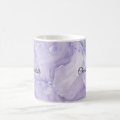 Mug Magique Personalized Luxury Marble Pattern Custom Name (Centre)