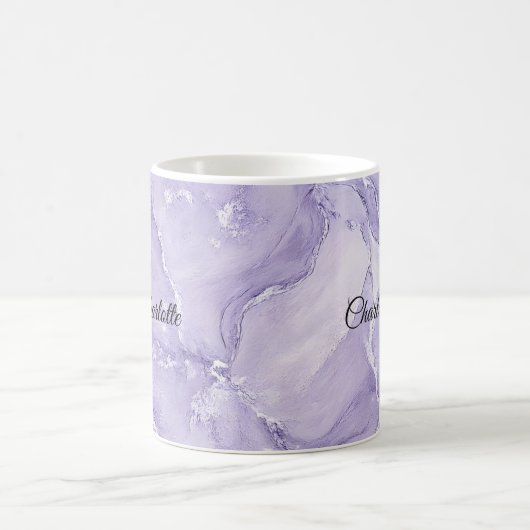 Mug Magique Personalized Luxury Marble Pattern Custom Name (Centre)
