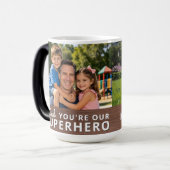 Mug Magique Personalized with 2 Photos and Text (Devant gauche)