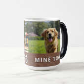 Mug Magique Personalized with 2 Photos and Text (Devant droit)