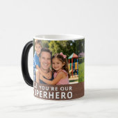 Mug Magique Personalized with 2 Photos and Text (Devant gauche)