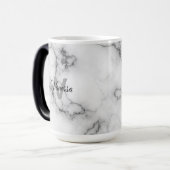Mug Magique Personnalisation du Motif de marbre (Devant gauche)