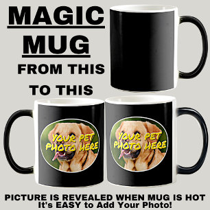 Mug Magique Personnalisé - Ajouter Votre Chien Photo Ici - Mor