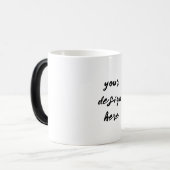 Mug Magique Personnaliser ou Customiser (Devant gauche)