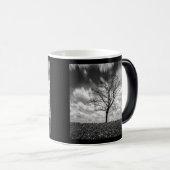Mug Magique Petit arbre N&B (Devant droit)