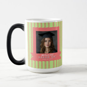 Mug Magique Pharmacien certifié à impression zigzag colorée