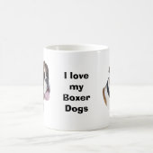 Mug Magique Photo de portrait de chien de boxeur (Centre)