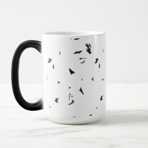 Mug Magique photo en noir et blanc d'un troupeau d'oiseaux