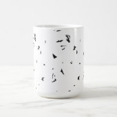 Mug Magique photo en noir et blanc d'un troupeau d'oiseaux (Centre)