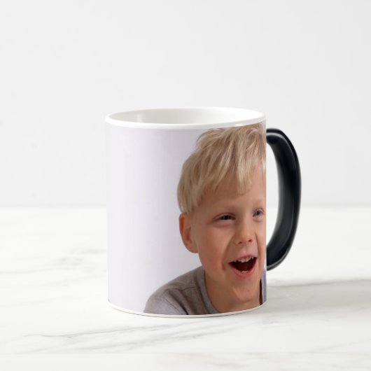 Mug Magique Photo faite sur commande (Devant droit)