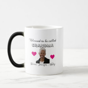 Mug Magique Photo personnalisé bénie pour être appelée Grammy
