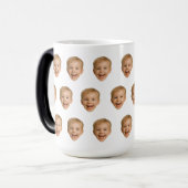 Mug Magique Photo Personnalisée, Photo Personnalisée, Famille (Devant gauche)