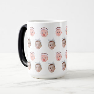 Mug Magique Photo Personnelle, Visage Personnalisé, Visage Per