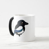 Mug Magique pie Noir-affichée (Devant gauche)