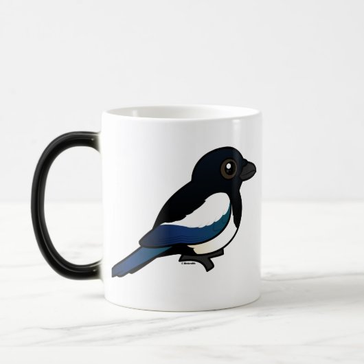 Mug Magique pie Noir-affichée (Gauche)