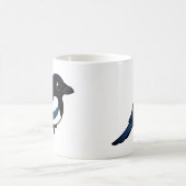 Mug Magique pie Noir-affichée (Centre)