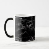Mug Magique Pierre de marbre noir branchée (Gauche)
