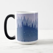 Mug Magique Pins de lavande hiver Noël merveilleux re (Gauche)