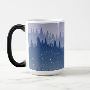 Mug Magique Pins de lavande hiver Noël merveilleux re