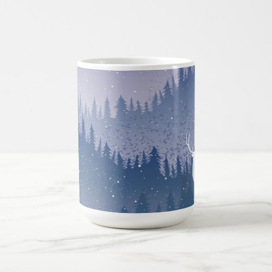 Mug Magique Pins de lavande hiver Noël merveilleux re (Centre)