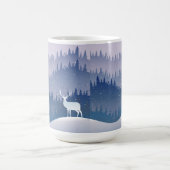 Mug Magique Pins de lavande hiver Noël merveilleux re (Centre)