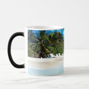 Mug Magique Plage exotique 