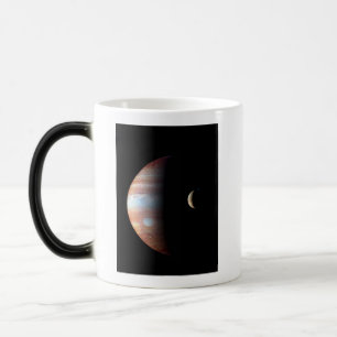 Mug Magique Planète géante gazeuse Jupiter et lune galiléenne