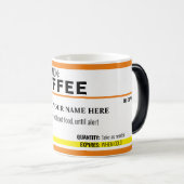 Mug Magique PLEINEMENT MODIFIABLE Beurre de café d'ordonnance (Devant droit)