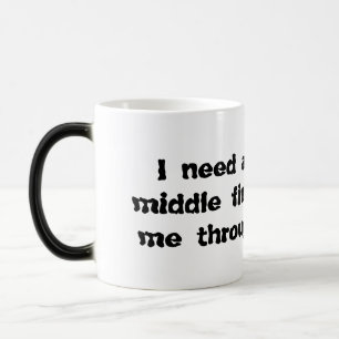 Mug Magique Plus de doigts moyens