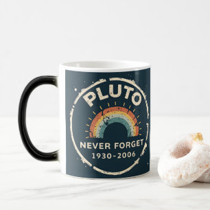 Mug Magique Pluton n'oublie jamais 1930-2006 Espace rétro Vint