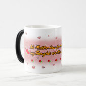 Mug Magique Poème sur un café en céramique (Devant gauche)